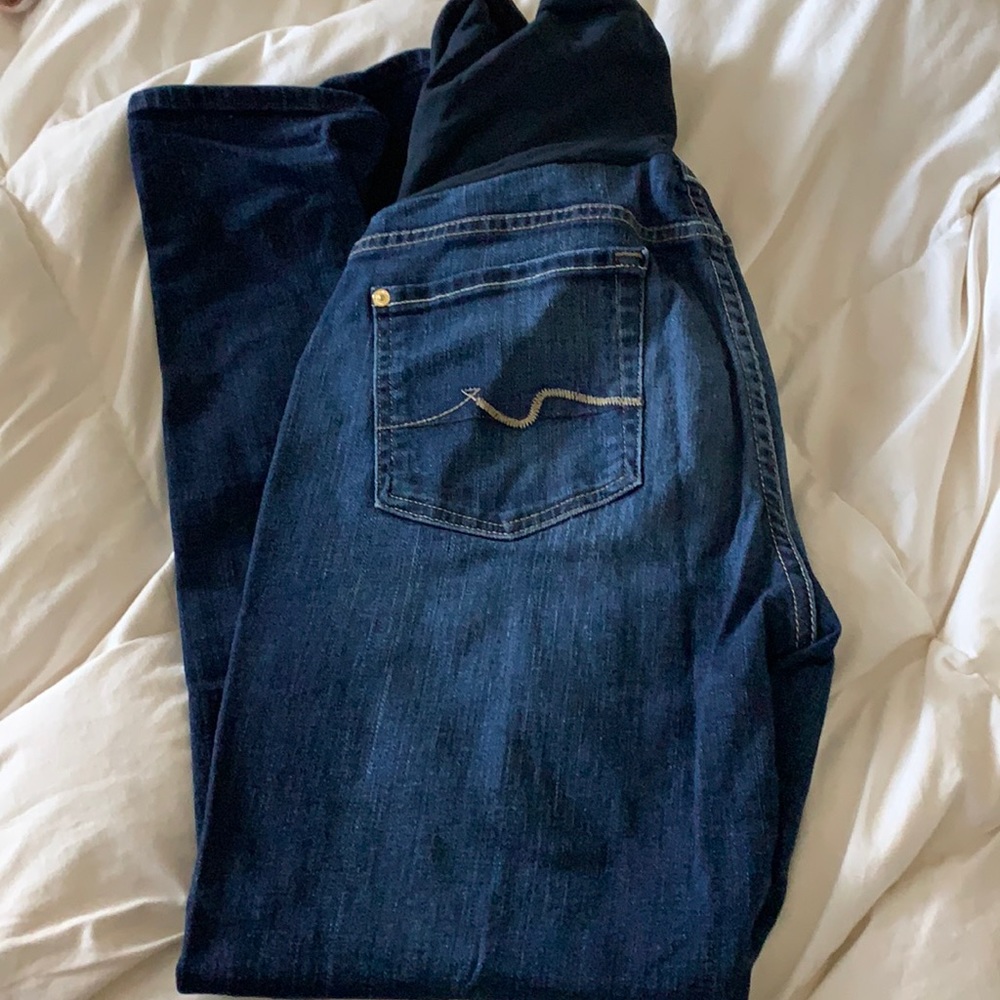 7 for all mankind maternity jeans size 29